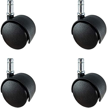 Casterhq 2" DINETTE Chair Caster (50MM), 4 Piece, 360 LBS Capacity Per Set, PK4 50MM-DCCSO4